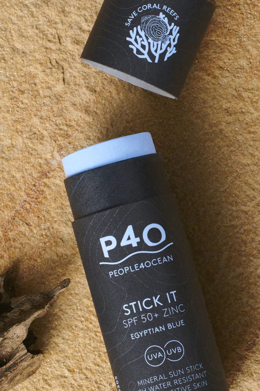 People4Ocean SPF 50  Zinc Stick - Egyptian Blue 25g
