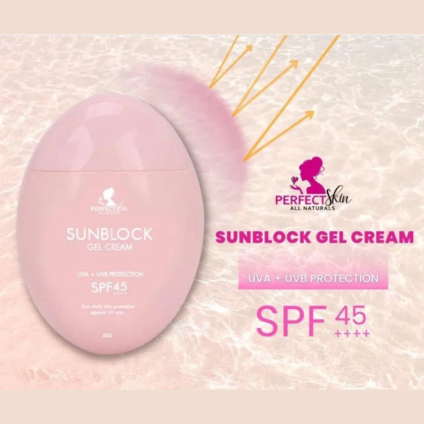 Perfect Skin Sunblock Gel Cream SPF 45 - 50g