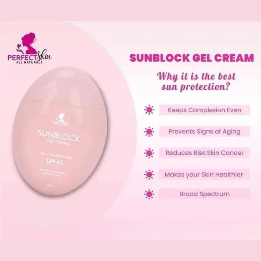 Perfect Skin Sunblock Gel Cream SPF 45 - 50g
