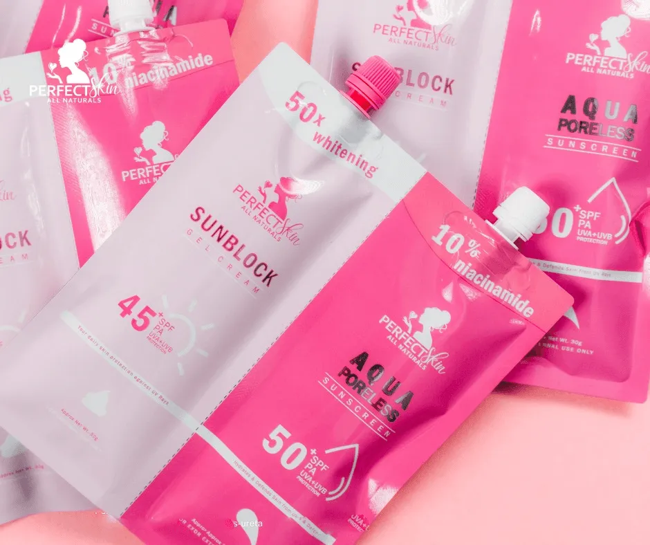 PerfectSkin Aqua Poreless & Sunblock Gel Cream Twin Pack