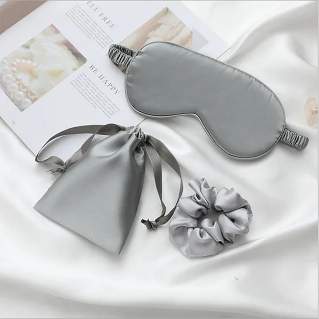 Personalized Satin Eye Mask For Sleeping-Bridal Gift-Anniversar- Bachelorette Favor