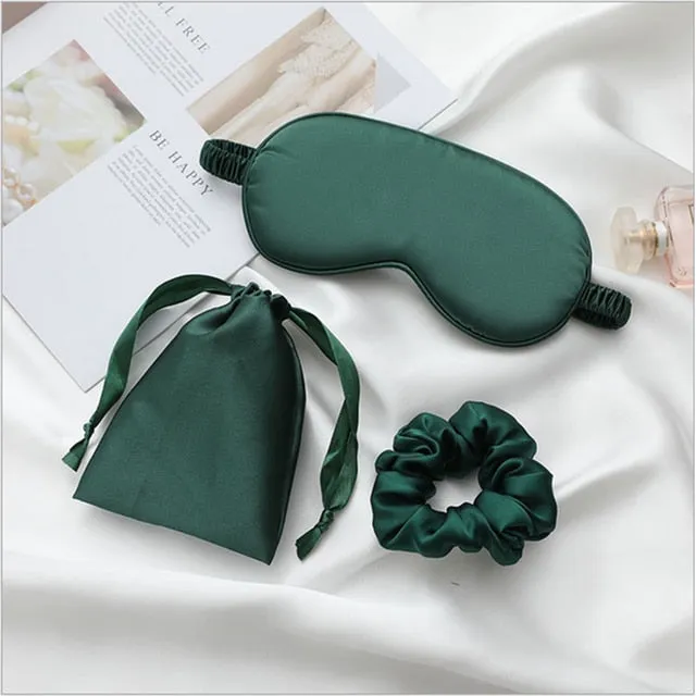 Personalized Satin Eye Mask For Sleeping-Bridal Gift-Anniversar- Bachelorette Favor