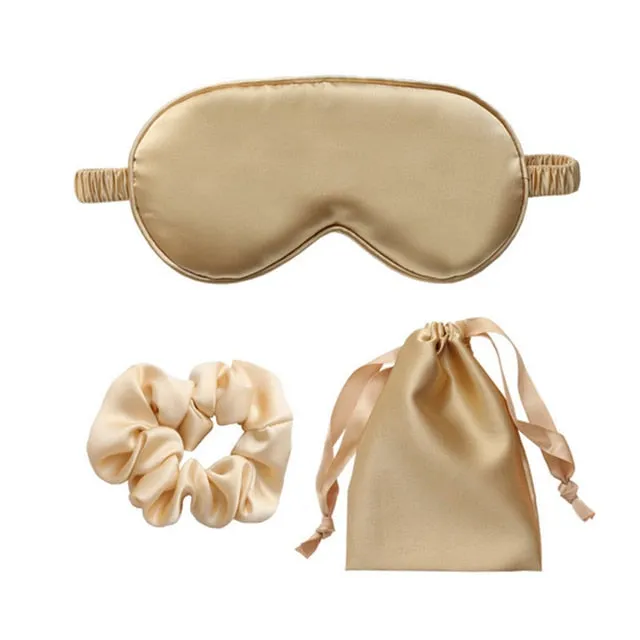 Personalized Satin Eye Mask For Sleeping-Bridal Gift-Anniversar- Bachelorette Favor