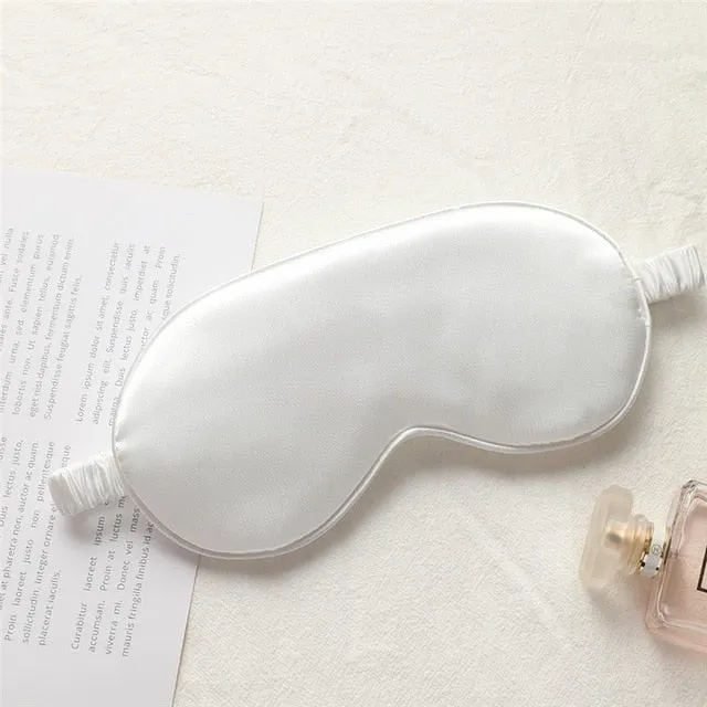 Personalized Satin Eye Mask For Sleeping-Bridal Gift-Anniversar- Bachelorette Favor
