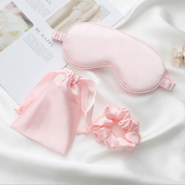 Personalized Satin Eye Mask For Sleeping-Bridal Gift-Anniversar- Bachelorette Favor