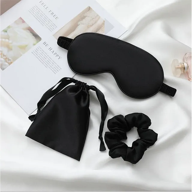Personalized Satin Eye Mask For Sleeping-Bridal Gift-Anniversar- Bachelorette Favor