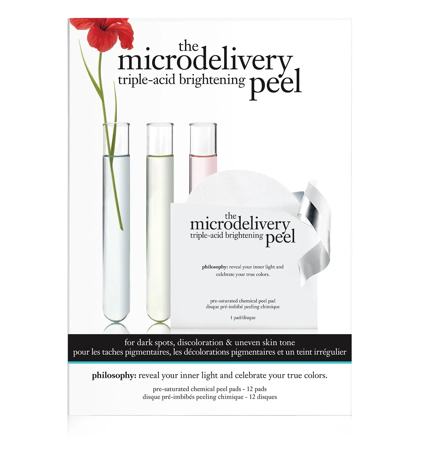 Philosophy The Microdelivery Triple-Acid Brightening Peel Pads - 12 Count