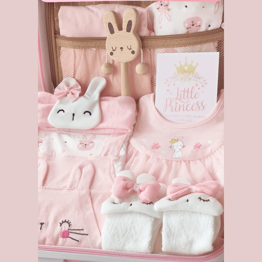Pink Bunny Baby Gift Set