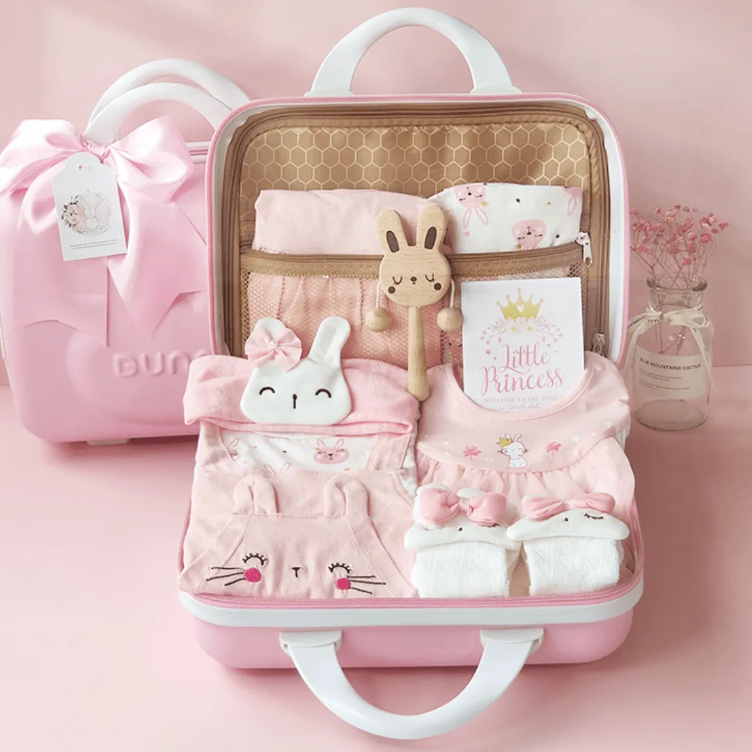 Pink Bunny Baby Gift Set