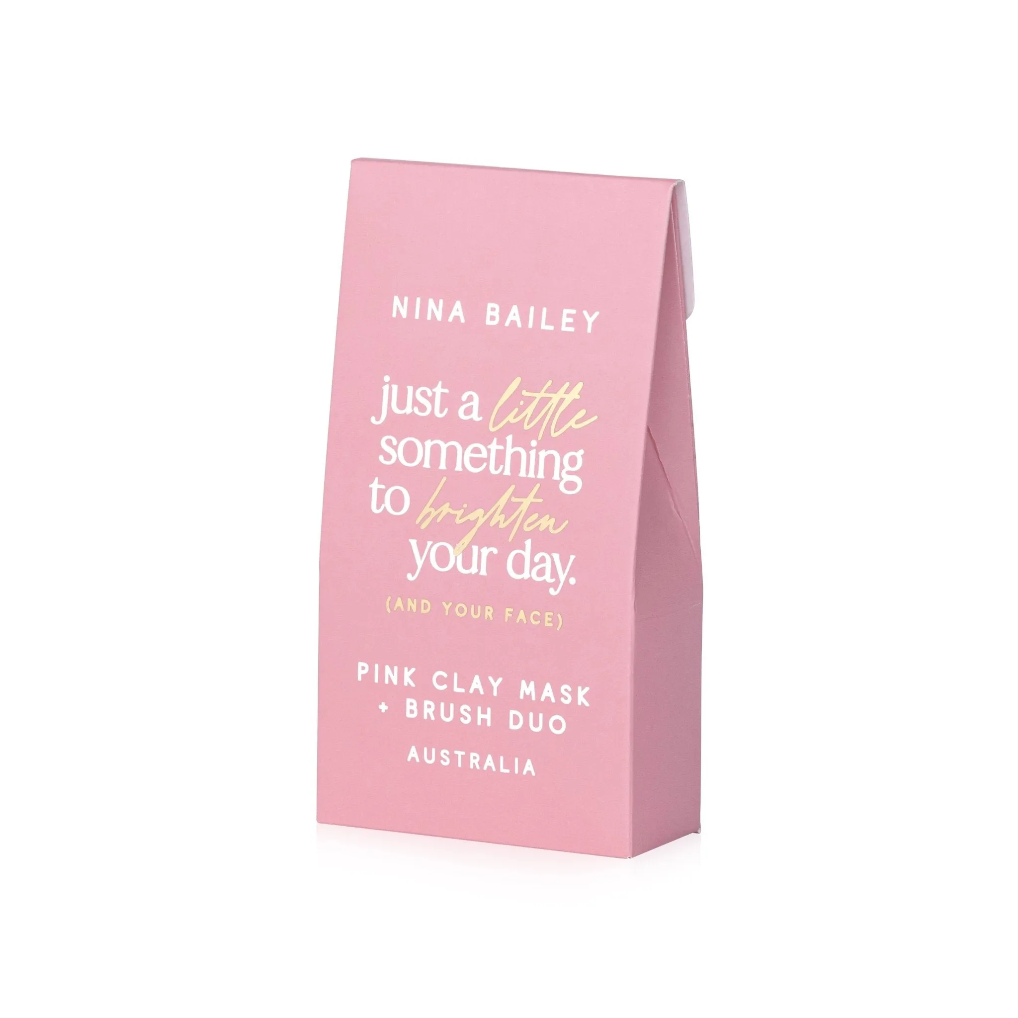 Pink Clay Mask & Brush Duo
