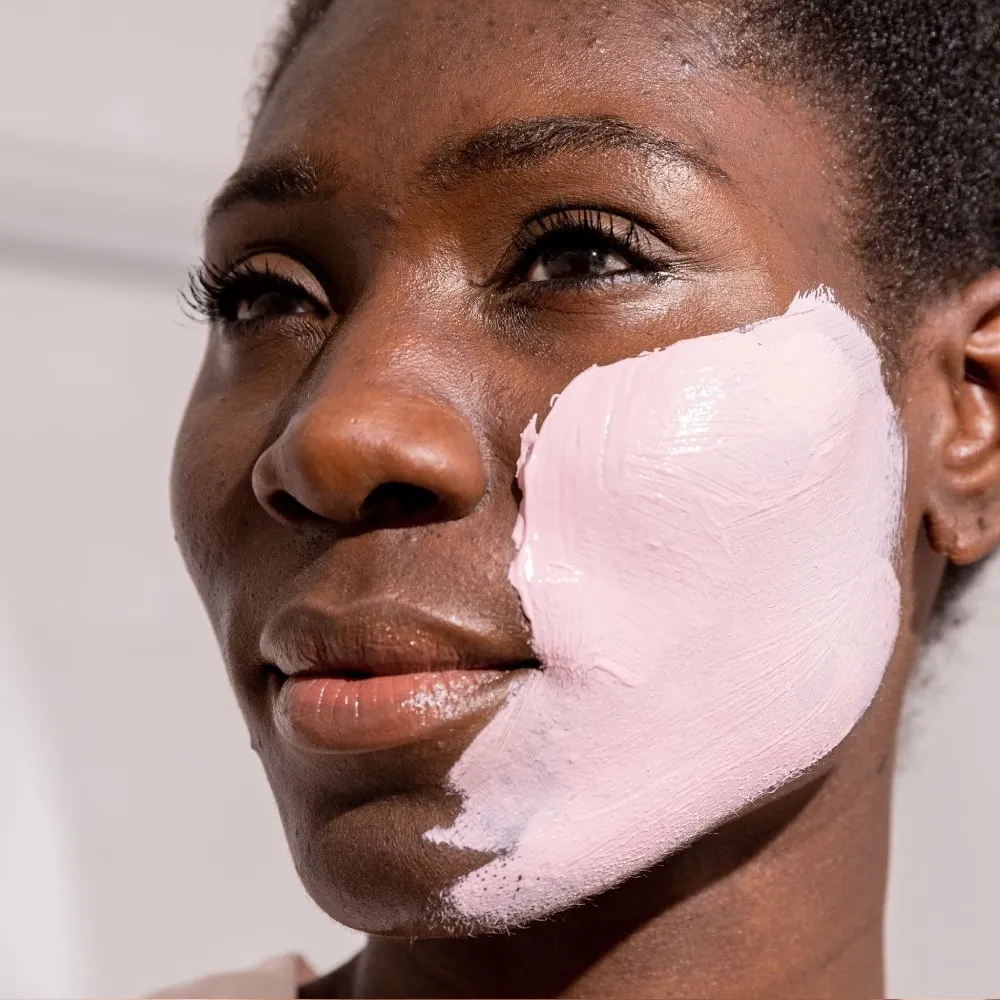 Pink Clay Mask   Free Silicone Brush
