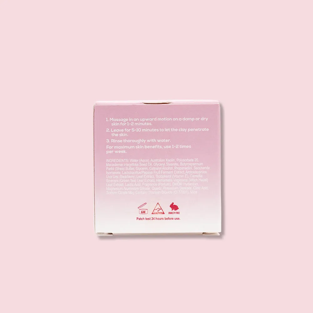 Pink Clay Mask   Free Silicone Brush