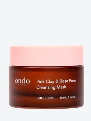 Pink clay&rose pore cleansing mask