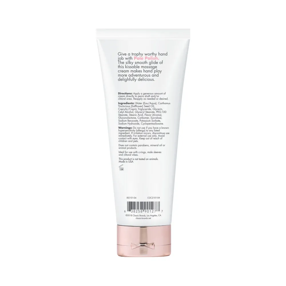 Pole Polish Kissable Massage Cream-Simply Naked 4oz