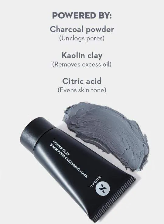 Power Clay 3-min Pore Cleansing Mask