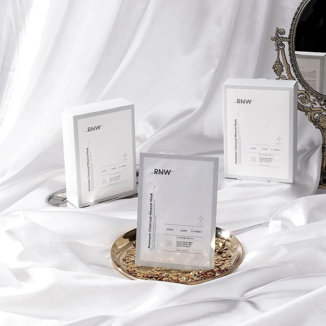Premium Charcoal Mineral Mask 10pcs/Box