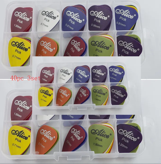 Premium Guitar Picks & Storage Case Sets