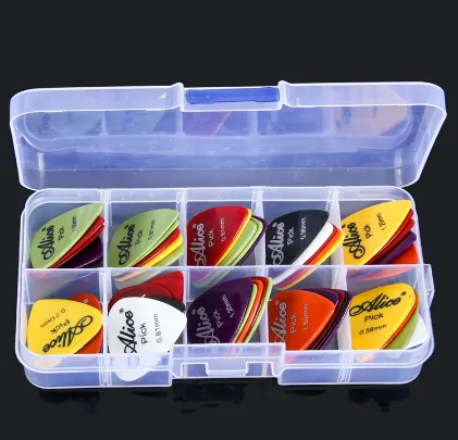 Premium Guitar Picks & Storage Case Sets