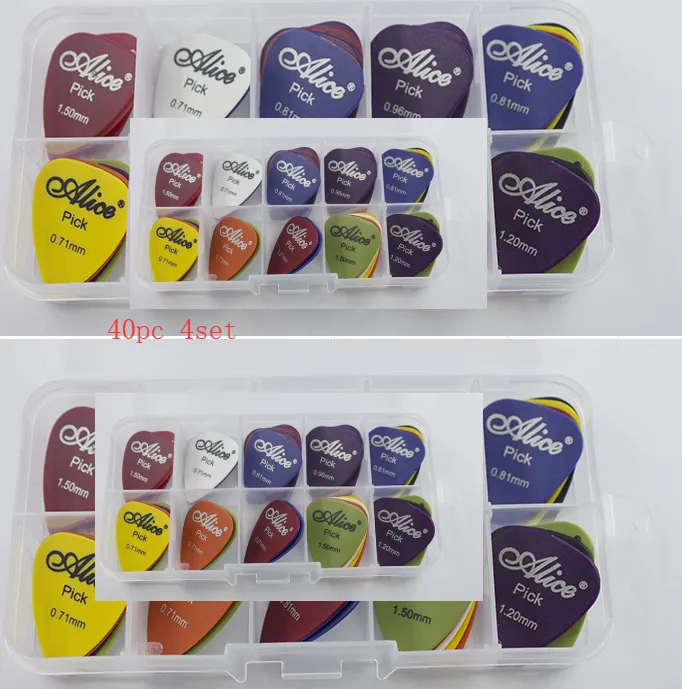 Premium Guitar Picks & Storage Case Sets