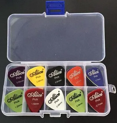 Premium Guitar Picks & Storage Case Sets