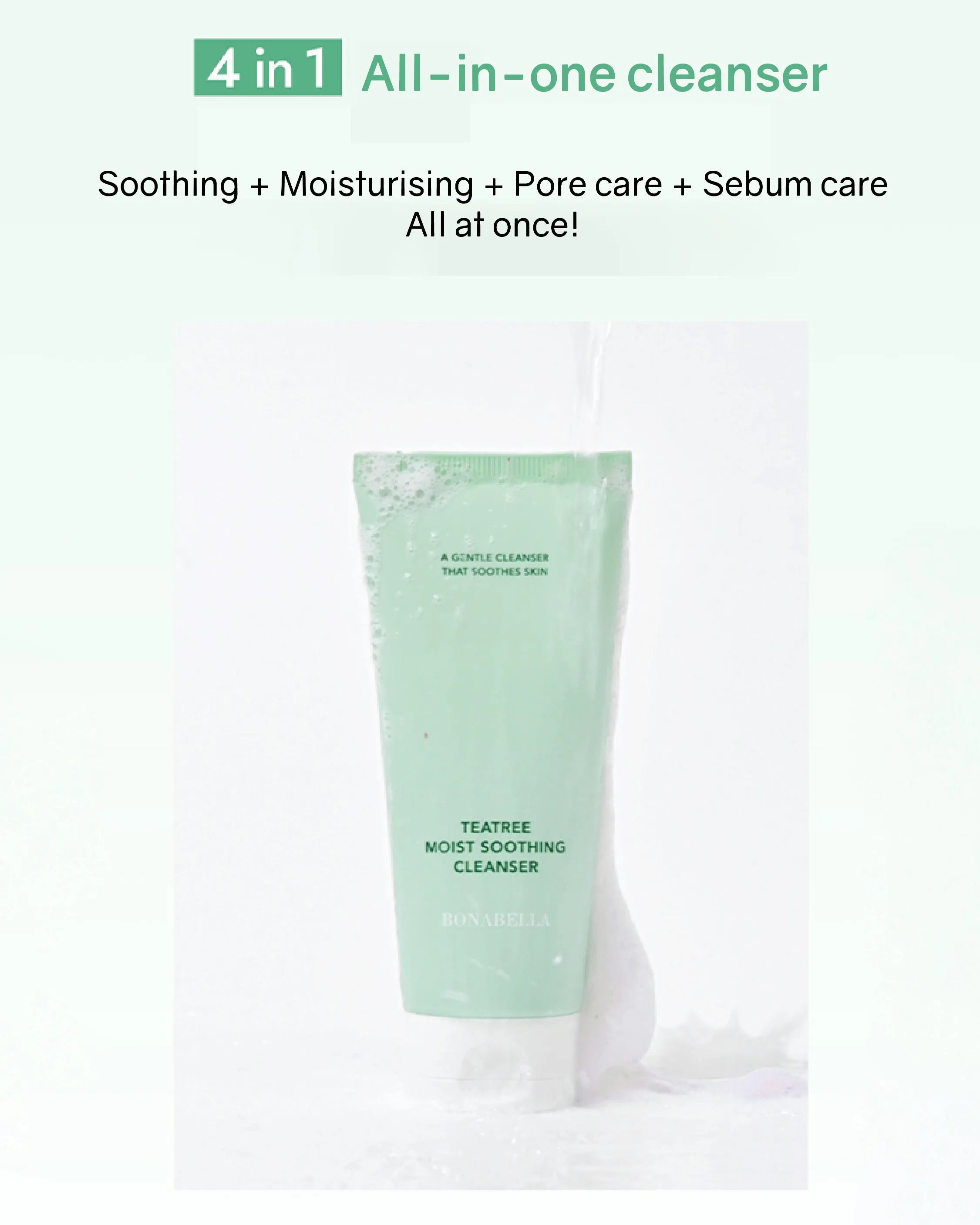 [PROMO] Bonabella Teatree Moist Soothing Cleanser