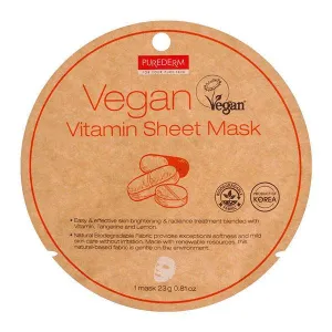 PUREDERM VEGAN VITAMIN SHEET MASK 23G