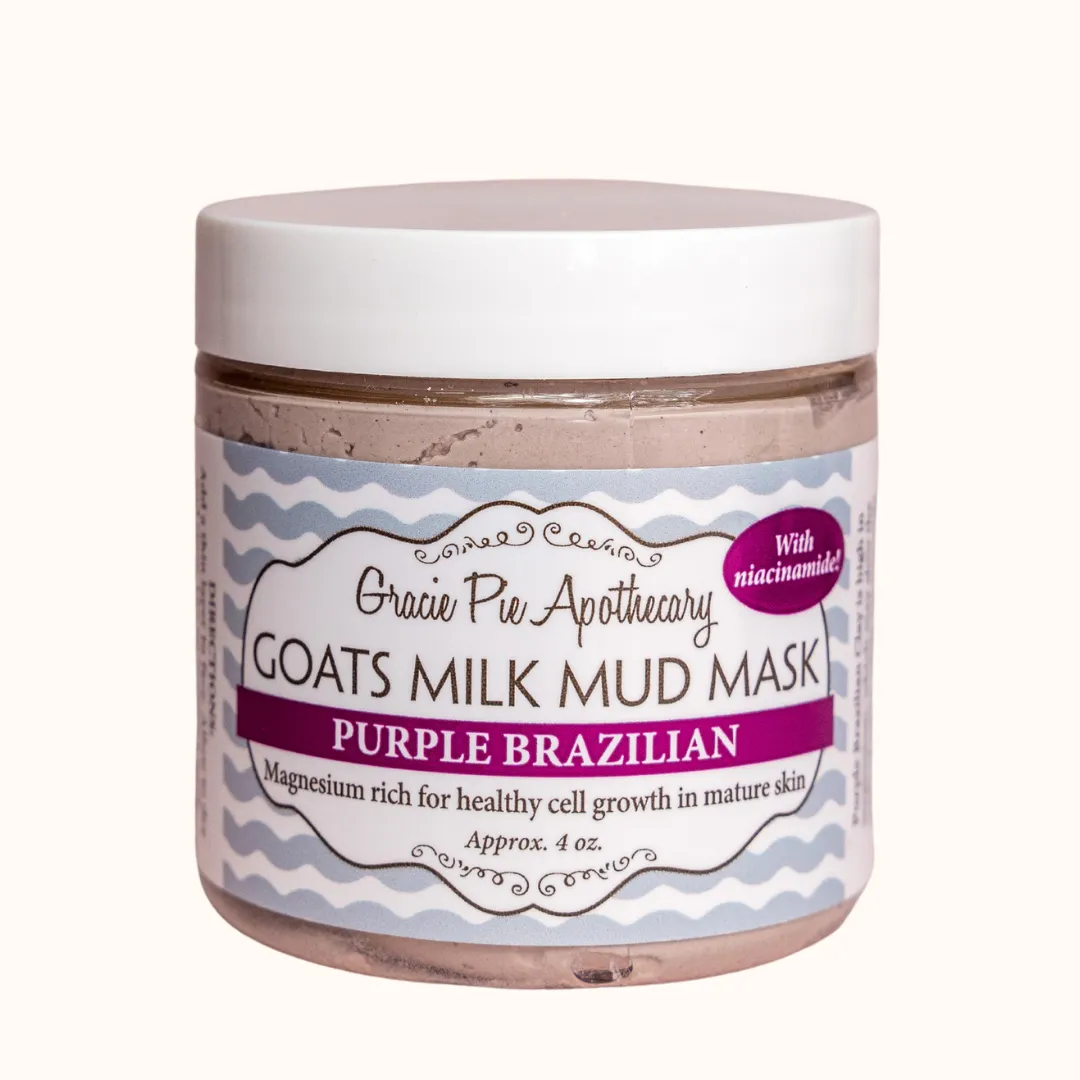 Purple Brazilian Goats Milk Mud Mask