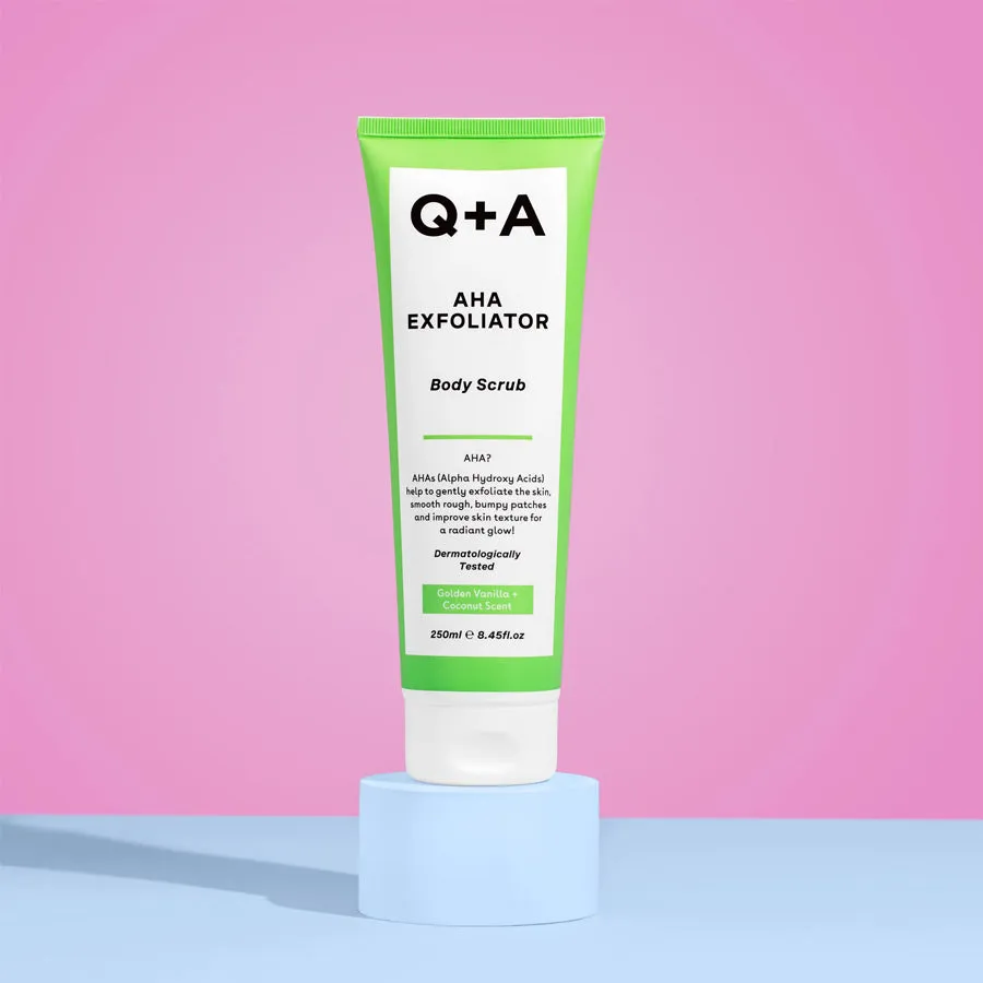 Q A AHA Exfoliator Body Scrub 250ml