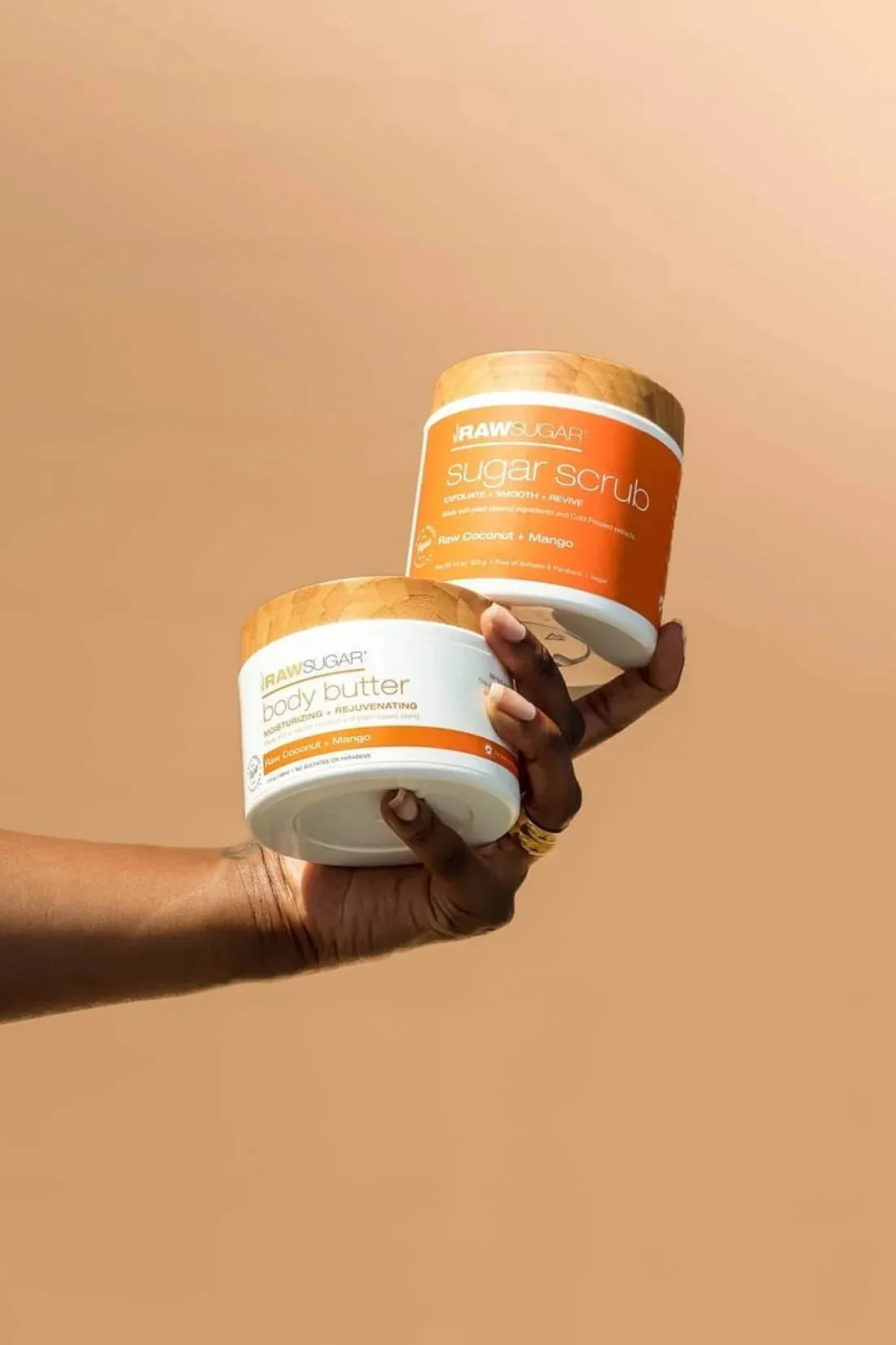 RAW SUGAR Glow Exfoliate Bright Hydrate & Smooth