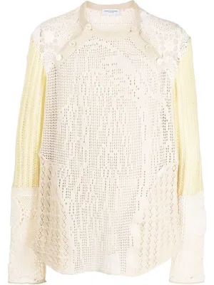 Regenerated Crochet Raglan Jumper