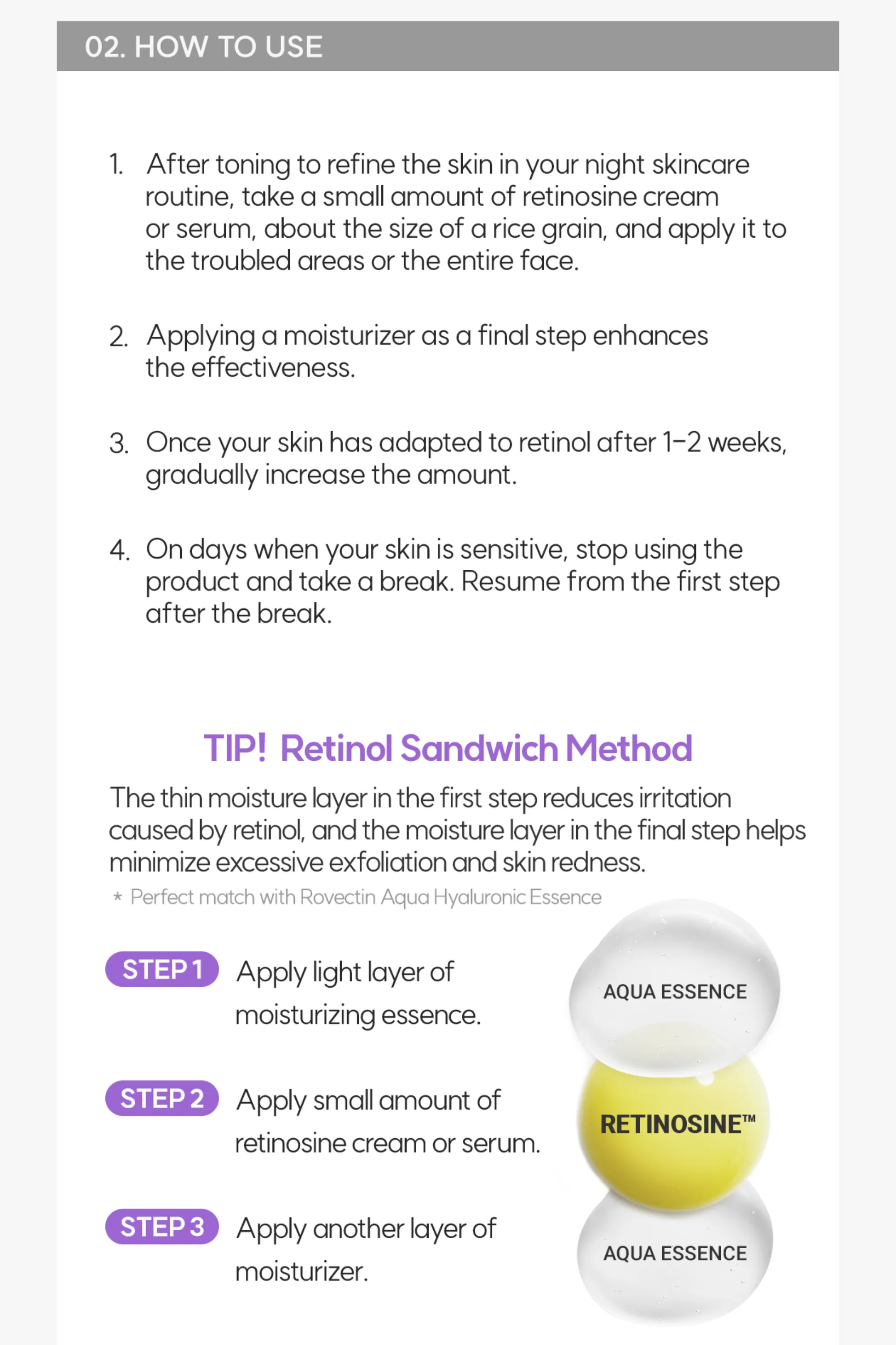 Retinosine Deep Intense Serum & Aqua Hyaluronic Essence