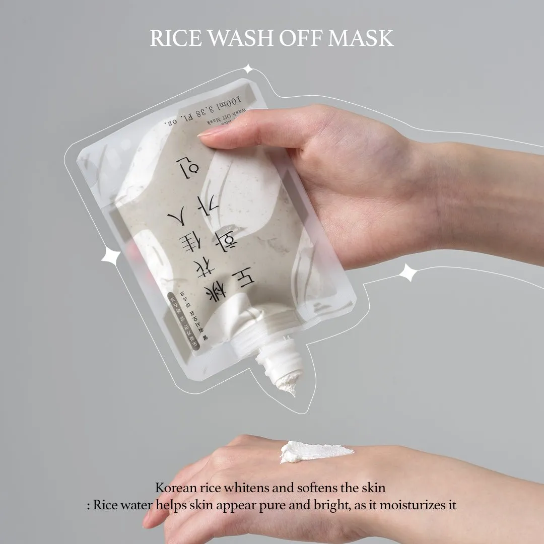 Rice Wash Off Facial Mask