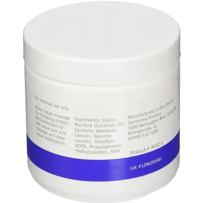 Rolyan Deep Prep II Soft Tissue Massage Creams 15 Oz Jar