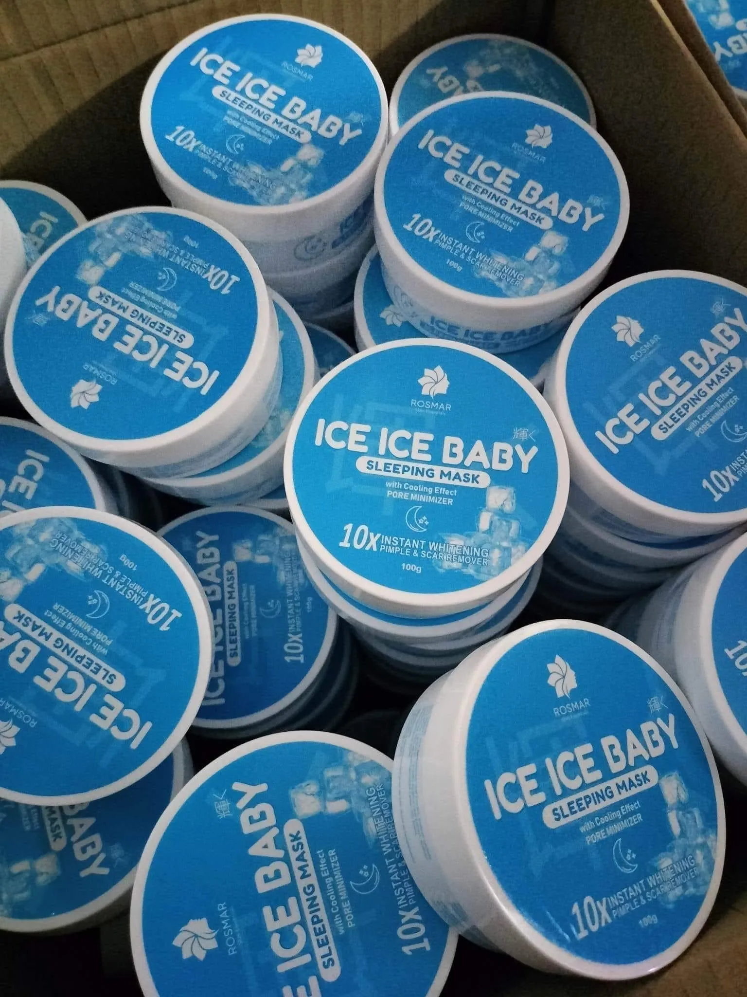 Rosmar - Ice Ice Baby Sleeping Mask - With Cooling Effect Pore Minimizer 100g