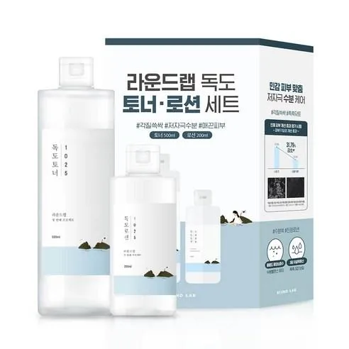 Round Lab 1025 Dokdo Toner 500ml   Lotion 200ml Special Set