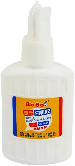 SADAF BOBO WHITE EMULSION GLUE 60 ML PD-75