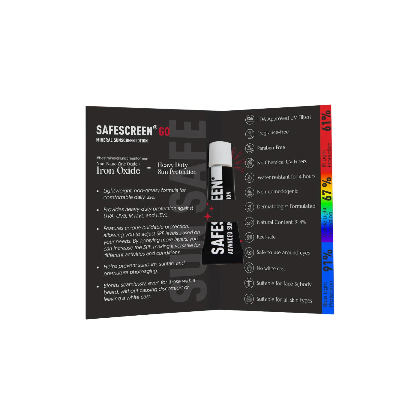 SAFESCREEN® Go 1.5ml (Redeem for 150 Zola Points)