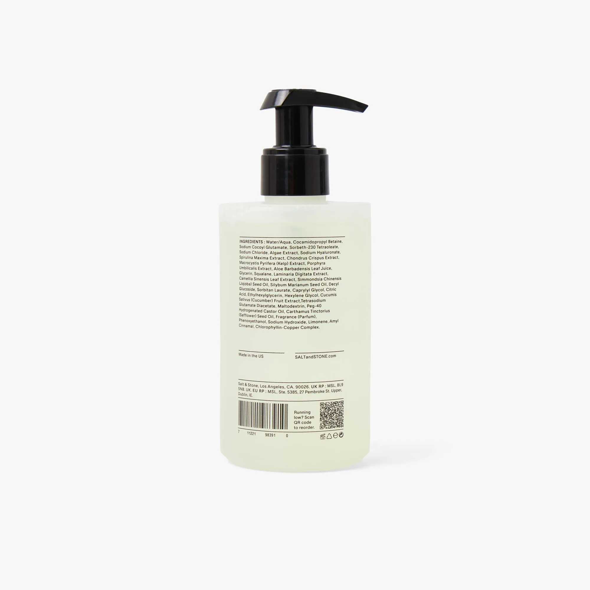 SALT & STONE Spirulina & Yuzu Facial Cleanser
