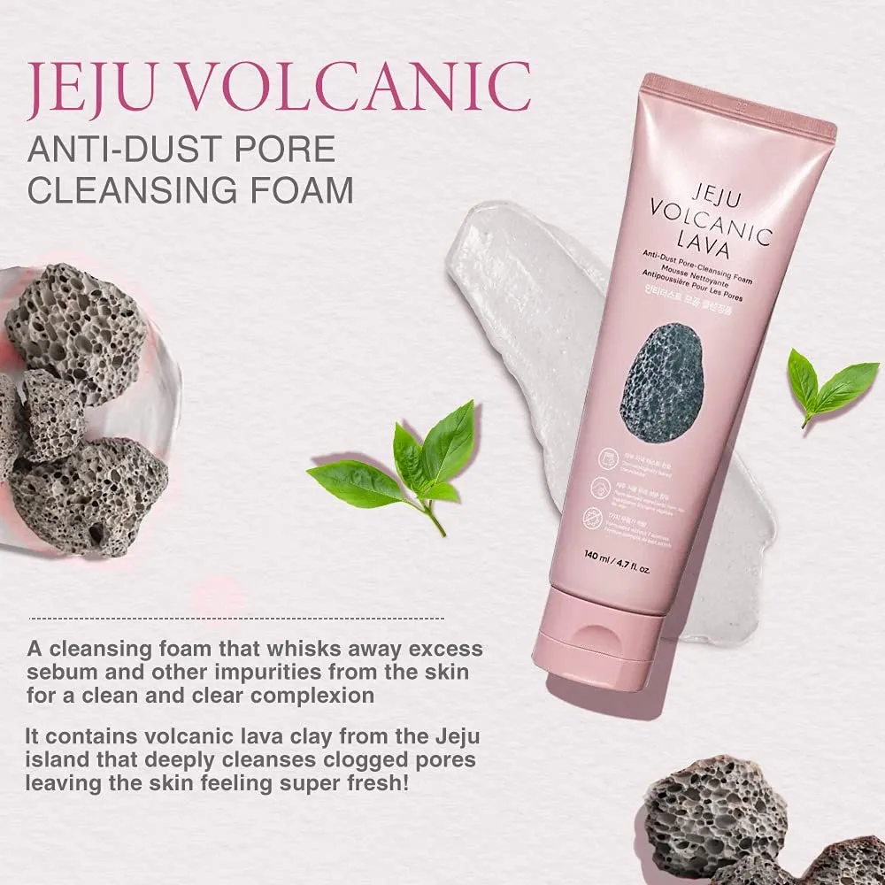Sample of THE FACE SHOP Jeju Volcanic Lava Anti-Dust Pore-Cleansing Foam