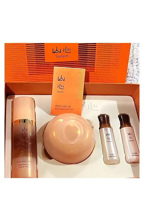 Sansim Wild Ginseng Snail Cream Set