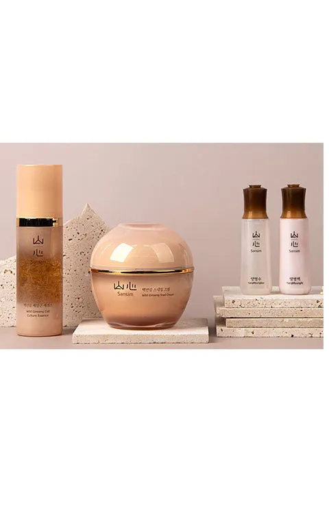 Sansim Wild Ginseng Snail Cream Set