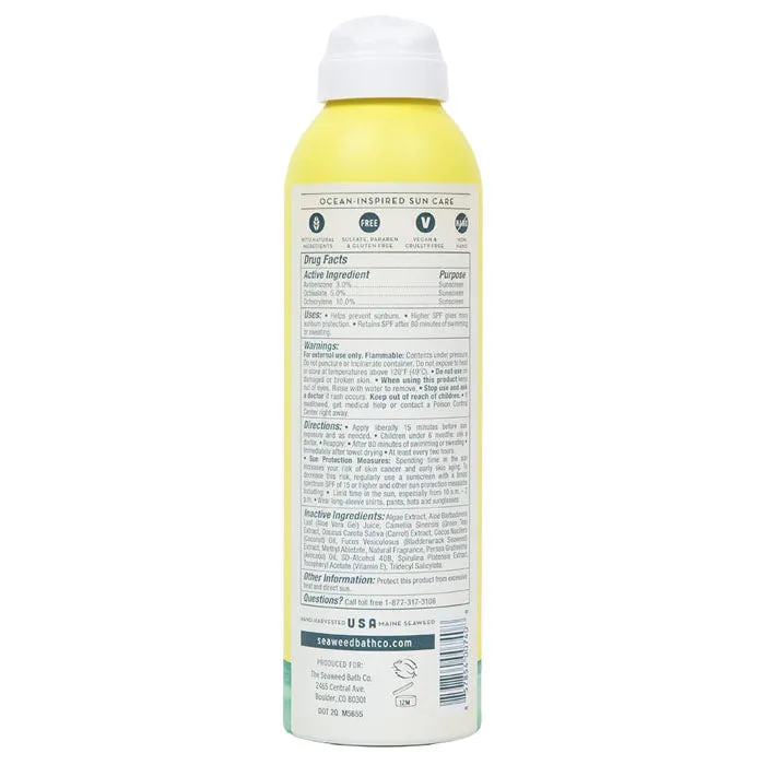 Seaweed Bath Co. - Clear Guard SPF 40 Sport Spray, 6 fl oz