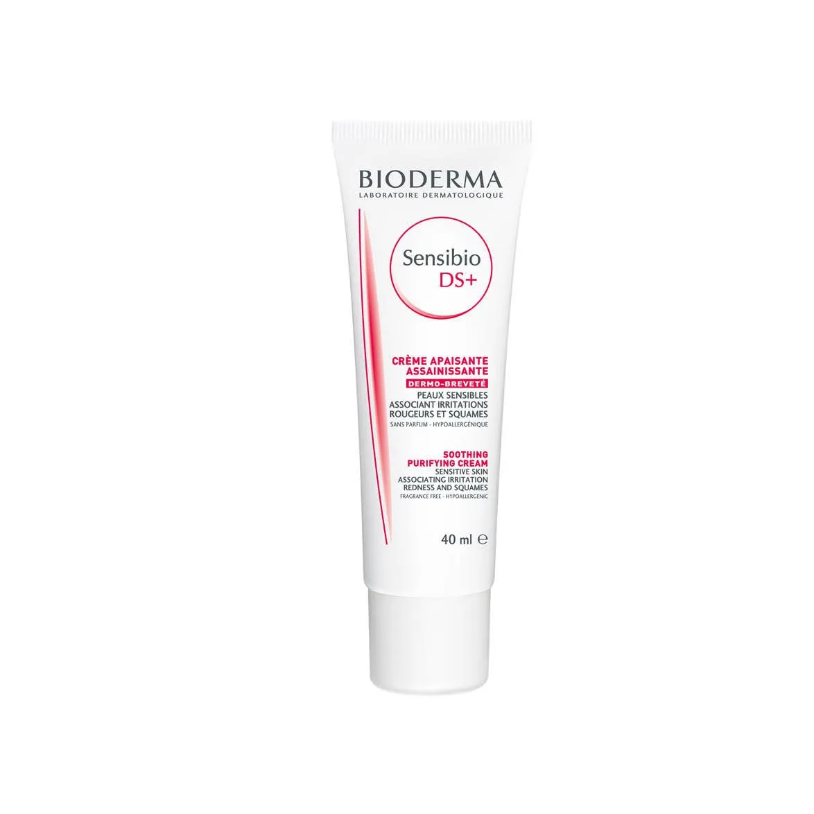 Sensibio DS  - Soothing Purifying Cream for Sensitive Skin Associating Irritation Redness and Scales
