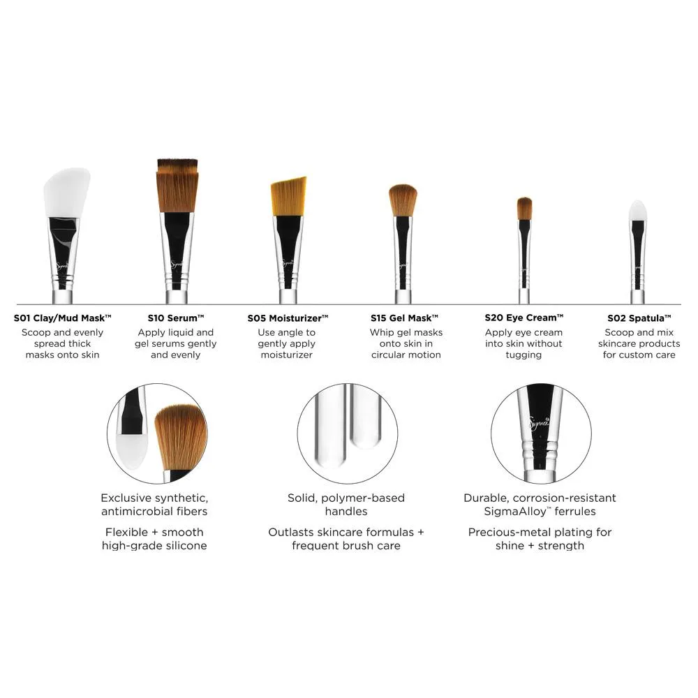 Sigma Skincare Brush Set