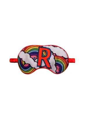 Silk Eye Mask / "R for Rainbow"