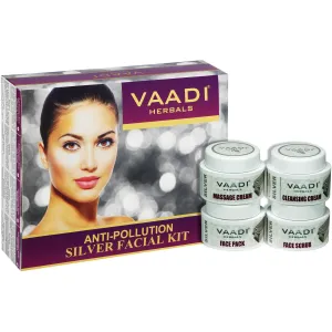 Silver Facial Kit - Pure Silver Dust, Rosemary & lavender Oil, Sandalwood Paste