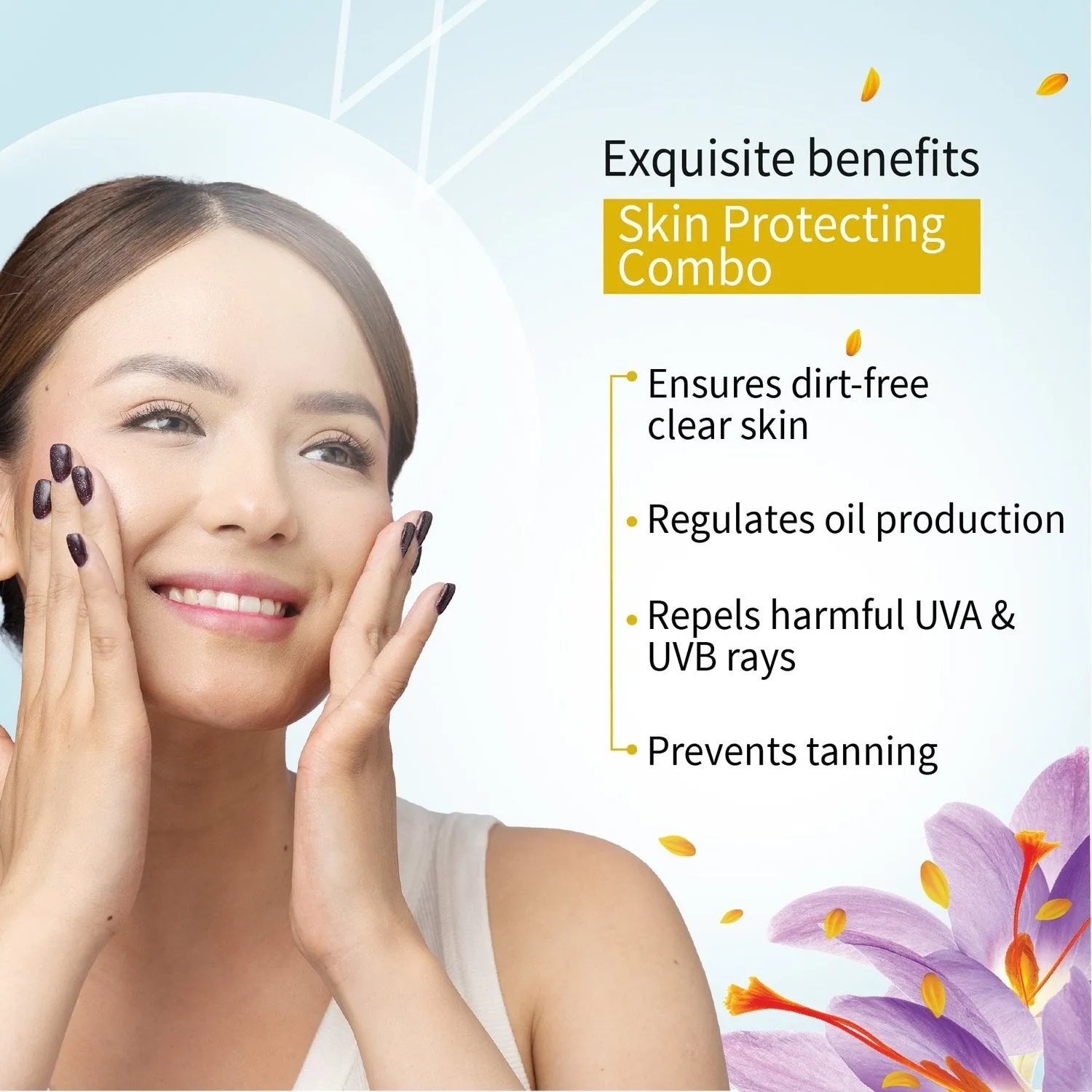 Skin Protecting Combo: Charcoal Face Wash (100 ml), Sun Turn Cream SPF 30 (100 gm)