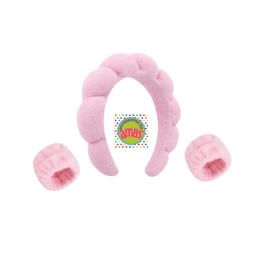 Skincare Headband and armbands