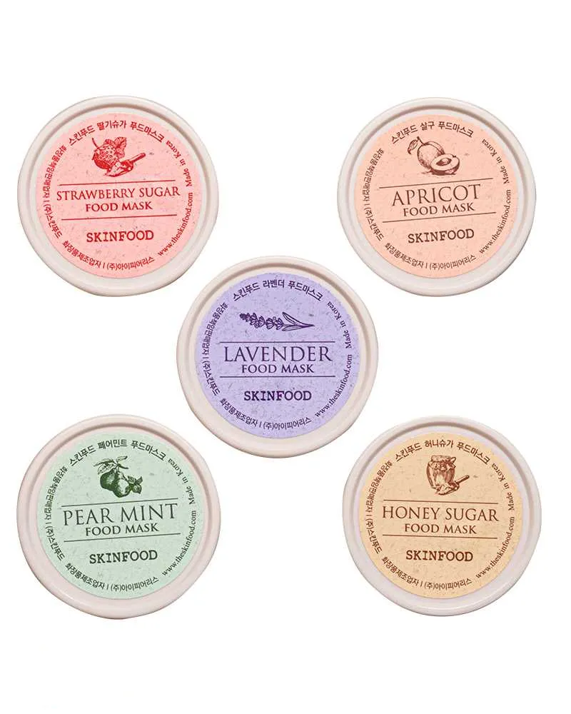 SKINFOOD Food Mask Trial Kit مجموعه ماسكات الطعام من سكن فود