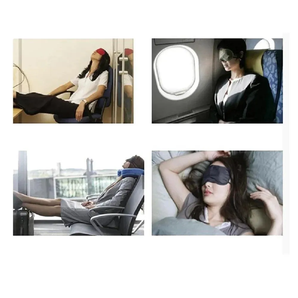 Sleep Eye Mask, Imitation Silk, Blocks Light, Ergonomic Design, Comfortable Fit, Multiple Colors, 8.07*3.74in, Ideal for Travel, Naps, and Relaxation